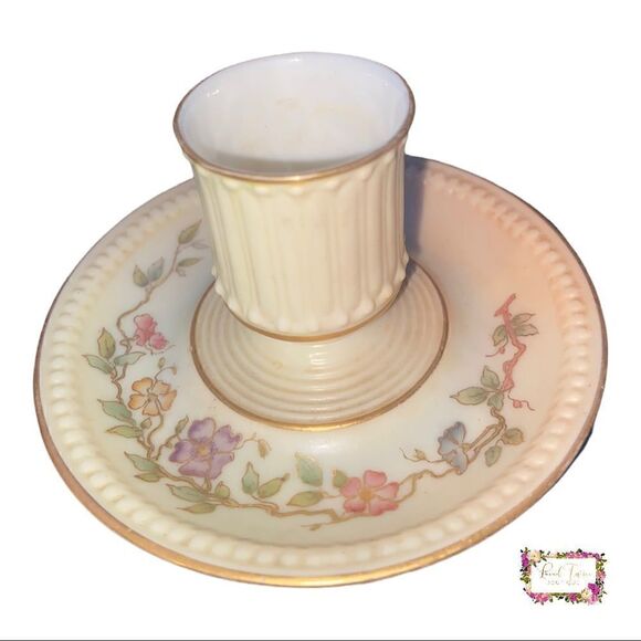 Antique Royal Worcester Match Striker Beautiful Floral - Picture 7 of 7